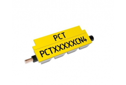 Partex PCT30012CN4, 2,5-3,3mm, 12mm, yellow, 1400pcs, continuous clamping profile