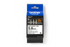 Brother HSe-211E Pro Tape, 5.2 mm x 1.5 m, black text / white tape, original tape