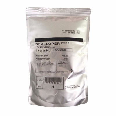 Ricoh D2459640 black original developer