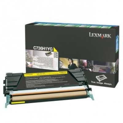 Lexmark C736H1YG yellow original toner