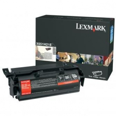 Lexmark X651H21E black original toner
