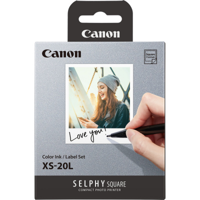 Canon XS-20L 4119C002, 20 pcs, self-adhesive photo paper + ink film, thermo-sublimation, white