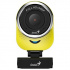 Genius Full HD Webcam QCam 6000, 1920x1080, USB 2.0, yellow, Windows 7 and higher, FULL HD, 30 FPS