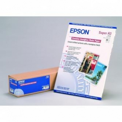 Epson Premium Semigloss Photo Paper S041328 C13S041328, A3, semi-gloss, white, photo paper
