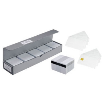 Zebra 104523-111 plastové karty pro ZXP/ZC, PVC 0,76 (30mil), 500pcs, white barva