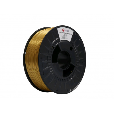 C-Tech 3DF-P-SPLA1.75-BRASS 3D filament, PREMIUM LINE, Silk PLA, 1,75mm, 1000g, Brass