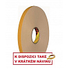 3M 9528W Foam double-sided adhesive mounting tape, white, thickness 0.8 mm, 19 mm x 66 m