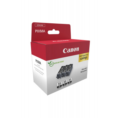 Canon PGI-35 BK TRIPLE 1509B028 black multipack of original cartridges, 3pcs