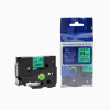 Compatible tape Brother TZ-751 / TZe-751, 24mm x 8m, black text / green tape