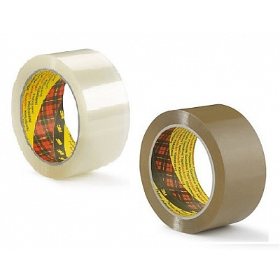 3M 309 Quiet Packaging Tape, 50 mm x 66 m 50 mm x 66 m brown/buff