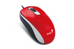 Genius Mouse DX-110 31010116111, 1000DPI, optic, 3tl., wired USB, red, standard, universal