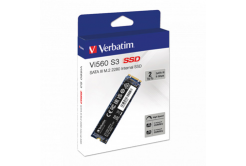 Interní disk SSD Verbatim interní M.2 SATA III, 2000GB, 2TB, Vi560, 49365, 550 MB/s-R, 500 MB/s-W
