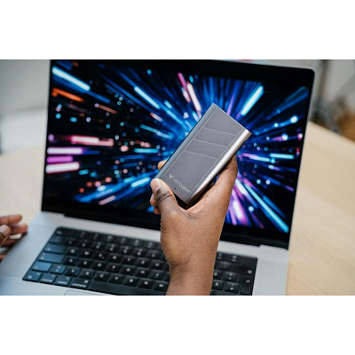 VERBATIM externí SSD 4TB, USB4, USB-C, R:3700 / 3600MB/s, šedá