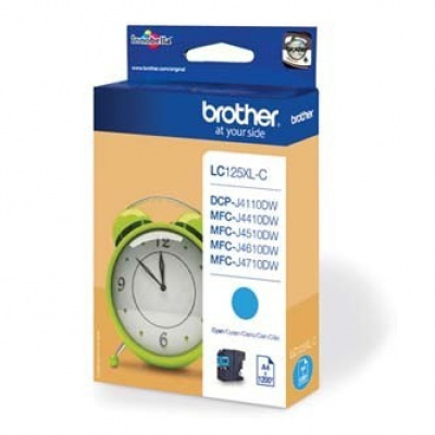 Brother LC-125XLC cyan original ink cartridge