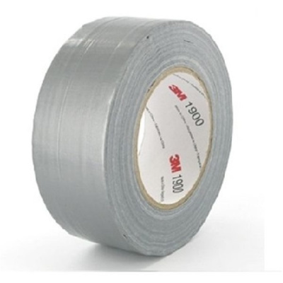 3M 1900 Textile tape universal, 50 mm x 50 m, grey