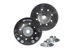 3M Ribbed Backing Pad for Fibre Discs, Black 125 mm M14