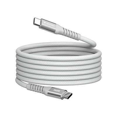 VERBATIM USB-C Sync & Charge Cable, 60W, Magnetic, 120cm, Grey