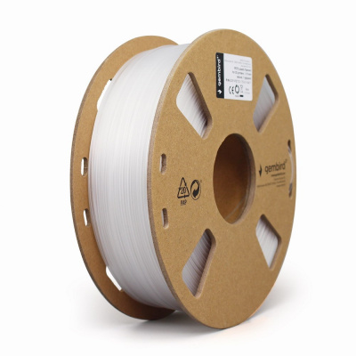 Gembird 3DP-PETG1.75-01-W, 3D filament, PETG, 1,75mm, 1000g, White