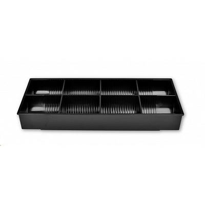 Virtuos EKN9040 plastic coin tray for cash drawer C410D/C420D/C430D