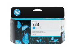 HP 738 498N5A cyan original ink cartridge