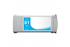 Compatible cartridge with HP 81 C4931A cyan 