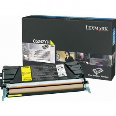 Lexmark C5242YH yellow original toner
