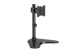 Powerton ERGO BASEO Adjustable monitor stand, black, 20KG, freestanding, 17"-49", 75x75/100x100