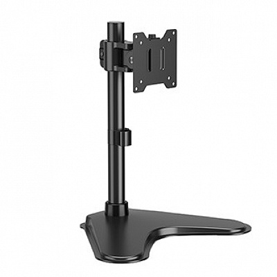 Powerton ERGO BASEO Adjustable monitor stand, black, 20KG, freestanding, 17"-49", 75x75/100x100