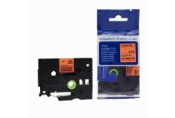 Brother HGe-B31, signal 12mm x 8m, black text/orange tape, high-speed compatible tape