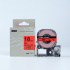 Epson LTS18RW, 18mm x 5m, red text / white tape, compatible tape