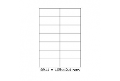 Self-adhesive labels 105 x 42,4 mm, 14 labels, A4, 100 sheets