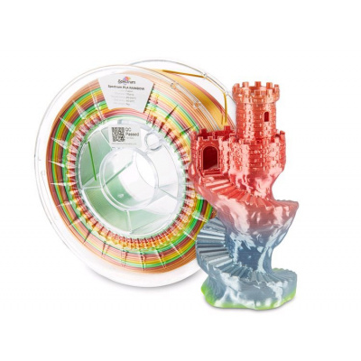 Spectrum 81016 3D filament, PLA Silk Rainbow, 1,75mm, 1000g, Fusion