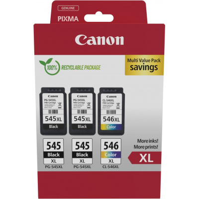 Canon PG-545XL/PG-545XL/CL-546XL 8286B013 color multipack of original cartridges