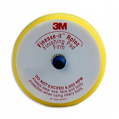 3M Finesse-it™ Foam Pad 14736V with hook-and-loop fastening for Hook-it™, Roloc™ discs, diameter 76 mm