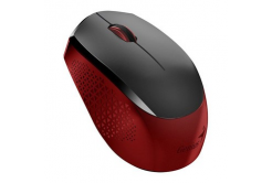 Genius Mouse NX-8000S 31030025401, 1600DPI, 2.4 [GHz], optical, 3tl., wireless USB, black-red, AA