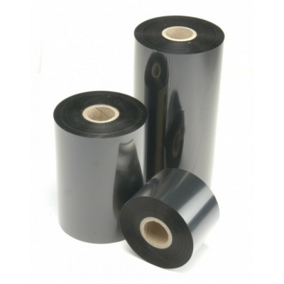 TTR tape, wax, 110mm x 300m, 1", OUT, black