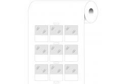 Brady BPT-311-427 / 236998, thermo paper labels, 25.40 mm x 31.75 mm