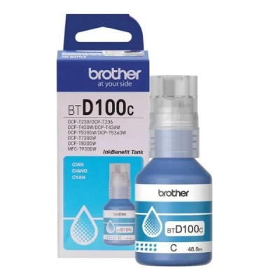 Brother BT-D100 BTD100C cyan original ink refill