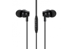 HP DHH-1127, headphones with microphone, black, USB-C