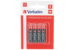 Baterie alkalická, AAA (LR03), AAA, 1.5V, Verbatim, blistr, 4-pack, 49920