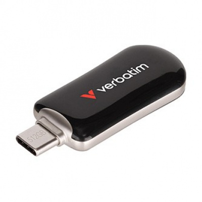 Verbatim 30227 Dual Quicpctick, USB flask disk, USB C + USB A 3.2 Gen 1, 512GB, with strap, grey