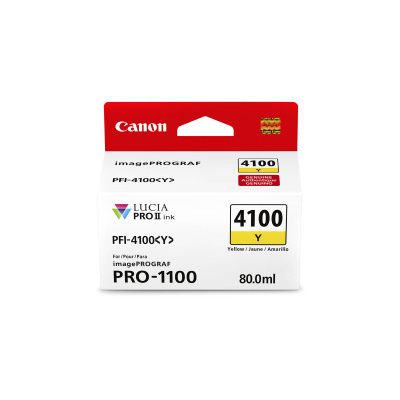 Canon PFI-4100 6780C001 yellow original ink cartridge