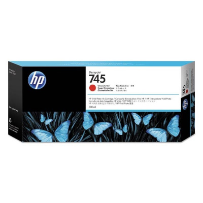 HP 745 F9K06A chromatic red (chromatic red) original ink cartridge
