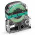 Epson LK-3GBP, SC9GW, 9mm x 9m, black text / green tape, compatible tape