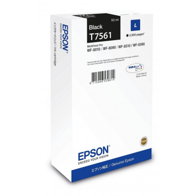 Epson T7561 L C13T75614N black original ink cartridge