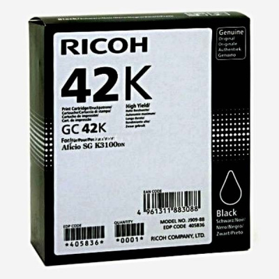 Ricoh GC 42K 405836 black original gel cartridge