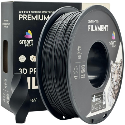 Smart Print FG-S46-E1, 3D filament, PLA+, 1,75mm, 1000g, Black