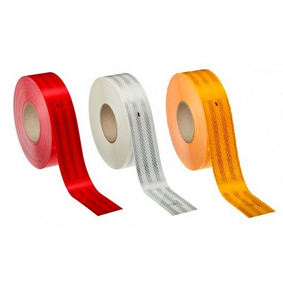 3M 983 Diamond Grade™ Reflective Flexible Tape (ECE104) 53.5 mm - sold by the meter yellow/yellow