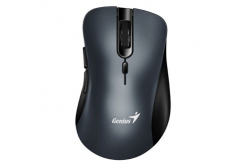 Mouse wireless, Genius Ergo 8100S 31030040401, steel grey, optical, 1600DPI