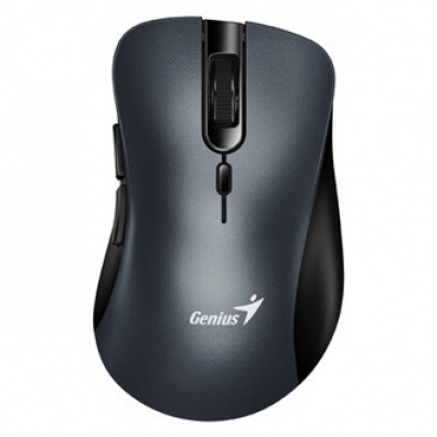 Mouse wireless, Genius Ergo 8100S 31030040401, steel grey, optical, 1600DPI